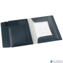Teczka z gumką i kieszonką Leitz Cosy, PP, szara 46190089 .