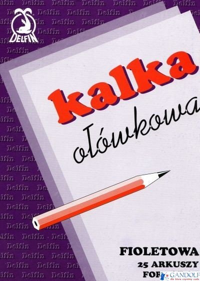 Kalka ołówkowa A4 25ark. DELFIN Kalka ołówkowa A4 25ark. DELFIN