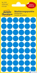 Kółka do zaznaczania niebieskie 3142 Q12 5 ark. Avery Zweckform
