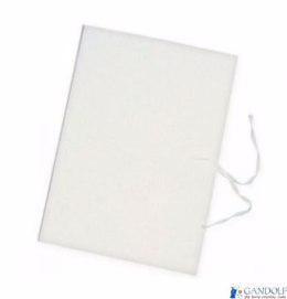 Teczka A4+ wiązana biała bez linii INTERDRUK *1599