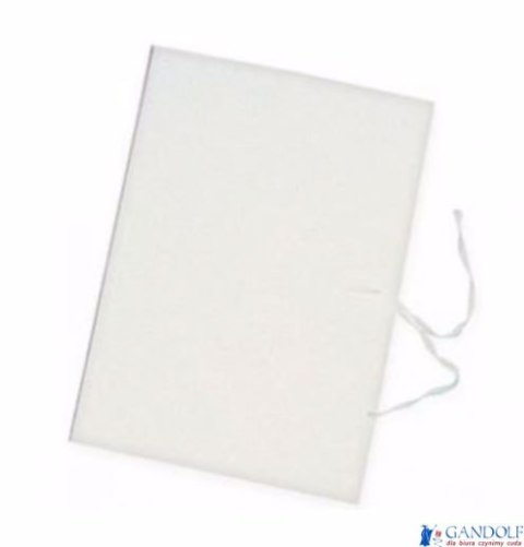 Teczka A4+ wiązana biała bez linii INTERDRUK *1599