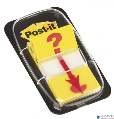 Zakładki indeksujące POST-IT_ z nadrukiem _znak zapytania_ (680-32R), PP, 25,4x43,2mm, 50 kart. Zakładki indeksujące POST-IT_ z nadrukiem _znak zapytania_ (680-32R), PP, 25,4x43,2mm, 50 kart.