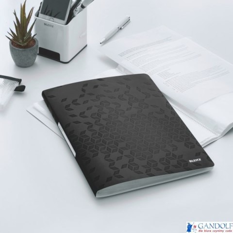 Album ofertowy 40 koszulek PP Leitz WOW, czarny 46320095 Album ofertowy 40 koszulek PP Leitz WOW, czarny 46320095