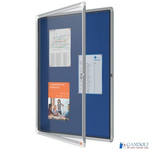 Gablota filcowa wewnętrzna Nobo Premium Plus 9xA4, niebieska1902556