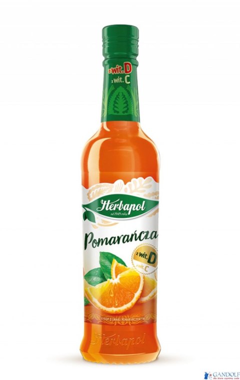 Syrop HERBAPOL Owocowa Spiżarnia Pomarańcza 420ml Syrop HERBAPOL Owocowa Spiżarnia Pomarańcza 420ml