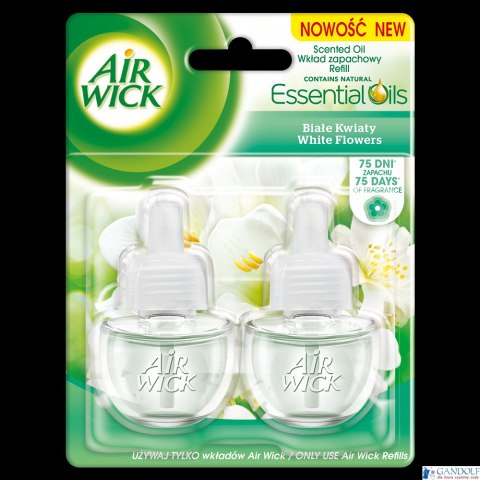 AIR WICK odświeżacz Elektryczny Białe Kwiat komplet 19 ml 05505 AIR WICK odświeżacz Elektryczny Białe Kwiat komplet 19 ml 05505