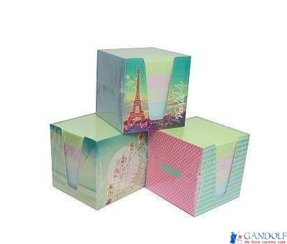 Bloczek kostka kolor 9x9x9 w kubiku INTERDRUK Bloczek kostka kolor 9x9x9 w kubiku INTERDRUK