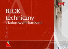 Blok techniczny kolor A3 10 kartek UNIPAP