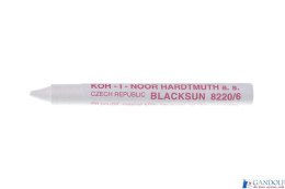 Kredka na szkło,porc.8220/6 6 szt. biała olejowa KOH-I-NOOR