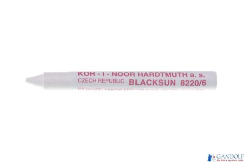 Kredka na szkło,porc.8220/6 6 szt. biała olejowa KOH-I-NOOR