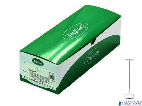 Łącznik do metkownicy igłowej 25mm 5000szt/TE-25PP-WHT TagEasy Łącznik do metkownicy igłowej 25mm 5000szt/TE-25PP-WHT TagEasy