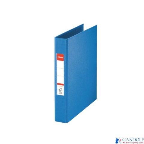 Segregator Esselte A5 z 2 kółkami, grzbiet 40 mm, niebieski, 47685