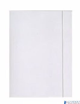 Teczka z gumką A3+ biała INTERDRUK