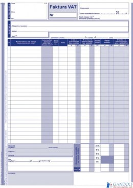 100-1N/E Faktura VAT A4-wielkp. MICHALCZYK i PROKOP
