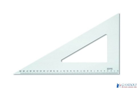 Ekierka 29cm przezr.Koh-i-Noor 745858 Ekierka 29cm przezr.Koh-i-Noor 745858