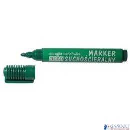 Marker suchościeralny okrągły 3160 zielony 101104 LEVIATAN