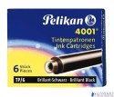 Naboje do piór, krótkie niebiesko-czarne 301184 Pelikan
