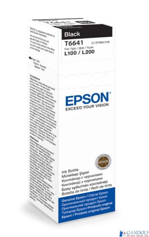 Tusz EPSON T6641 (C13T66414A) czarny 4000str