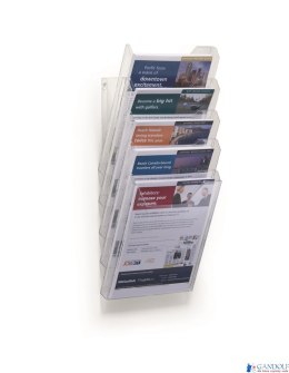 Pojemnik na ulotki XL 5 pojemników przezr. A4 858619 COMBIBOXX DURABLE