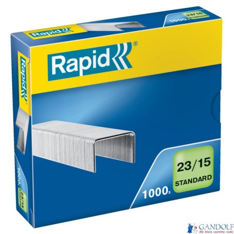 Zszywki Rapid Standard 23/15 1M, 1000 szt. Rapid 24869600