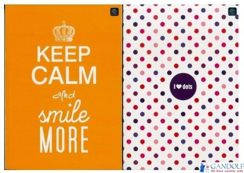 Brulion A5 96k kratka PT mix INTERDRUK