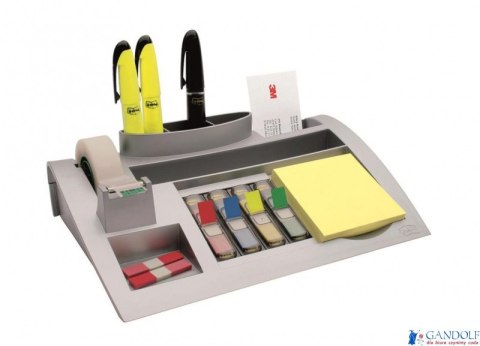 Organizer SCOTCH (C50), srebrny, taśma, zakładki, bloczek GRATIS Organizer SCOTCH (C50), srebrny, taśma, zakładki, bloczek GRATIS