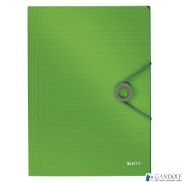 Teczka z gumką PP LEITZ SOLID A4 jasnozielona 45631050
