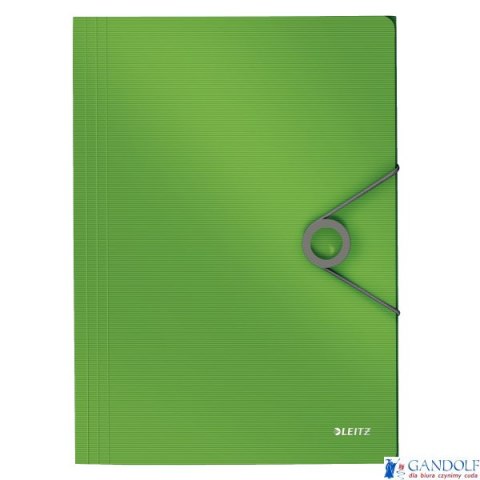Teczka z gumką PP LEITZ SOLID A4 jasnozielona 45631050