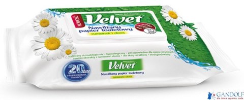 Papier toaletowy VELVET nawilżany (42) RUMIANKOWY Papier toaletowy VELVET nawilżany (42) RUMIANKOWY