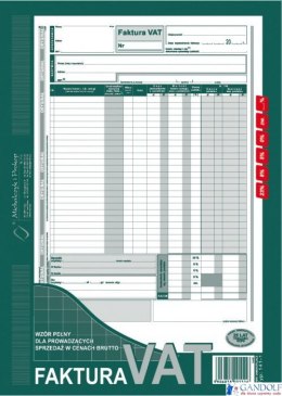 141-1E Faktura A4 brutto peł.N! MICHALCZYK I PROKOP
