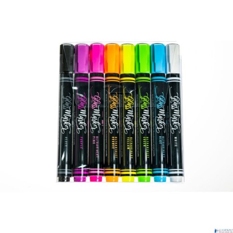 Marker do szkła RMG-1 8 szt. mix kol. etui GLASS MARKER 463-800 RYSTOR Marker do szkła RMG-1 8 szt. mix kol. etui GLASS MARKER 463-800 RYSTOR