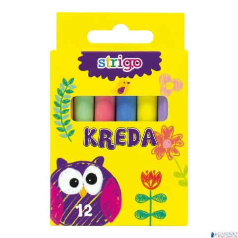 Kreda kolorowa 12 kol STRIGO SSC021 Kreda kolorowa 12 kol STRIGO SSC021