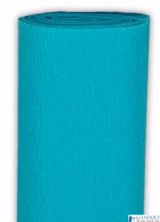 Krepina PREMIUM 114 turkusowy 200x50cm INTERDRUK