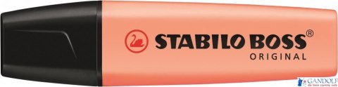 Zakreślacz STABILO BOSS pastelowy pomarańczowy 70/126