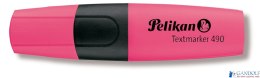 Zakreślacz Textmarker różowy 490 PN963058 PELIKAN
