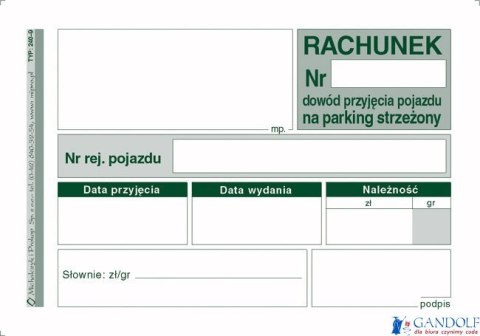 240-9 Dow.przyj.poj.na park.strzeżony MICHALCZYK (X) 240-9 Dow.przyj.poj.na park.strzeżony MICHALCZYK (X)