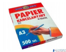 Papier kancelaryjny A3 kratka(500) INTERDRUK
