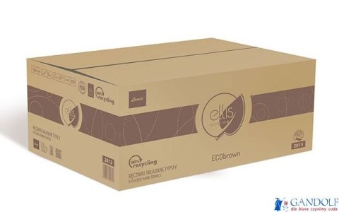 Ręcznik składany typu V Ecobrown 3000 ECOLINE ELLIS 2813 SALE Ręcznik składany typu V Ecobrown 3000 ECOLINE ELLIS 2813 SALE