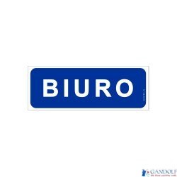 Tabliczka/Naklejka BIURO Z-R13-P-90x240