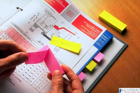 Zakładki indeksujące POST-IT_ (670-10AB), papier, 12,7x44,4mm, 10x50 kart., mix kolorów, 3M-UU011061478 Zakładki indeksujące POST-IT_ (670-10AB), papier, 12,7x44,4mm, 10x50 kart., mix kolorów, 3M-UU011061478