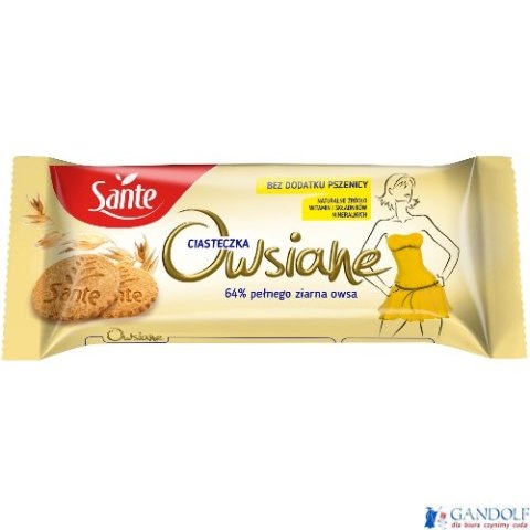 Ciasteczka SANTE owsiane naturalne 138g