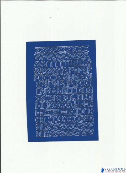 LITERY samop. 1cm (8) czarne ARTDRUK LITERY samop. 1cm (8) czarne ARTDRUK