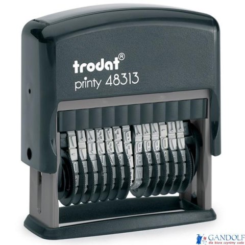 Numerator PRINTY bez wkładki 48313 13/3.8 TRODAT SAMOTUSZUJĄCY Numerator PRINTY bez wkładki 48313 13/3.8 TRODAT SAMOTUSZUJĄCY