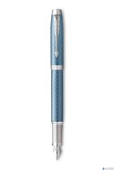 Pióro wieczne (F) PARKER IM PREMIUM BLUE GREY CT 2143651, giftbox PARKER SALE