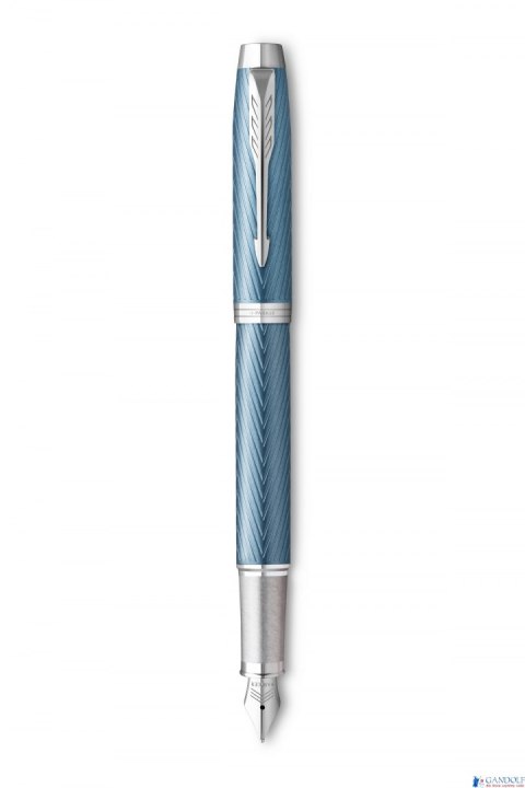 Pióro wieczne (F) PARKER IM PREMIUM BLUE GREY CT 2143651, giftbox PARKER SALE