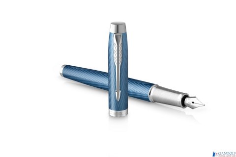 Pióro wieczne (F) PARKER IM PREMIUM BLUE GREY CT 2143651, giftbox PARKER SALE