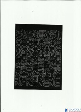 LITERY samop.1.5cm(8) białe ARTDRUK