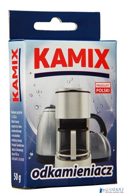 KAMIX Preparat do usuwania kamienia 50g odkamieniacz KAMIX Preparat do usuwania kamienia 50g odkamieniacz