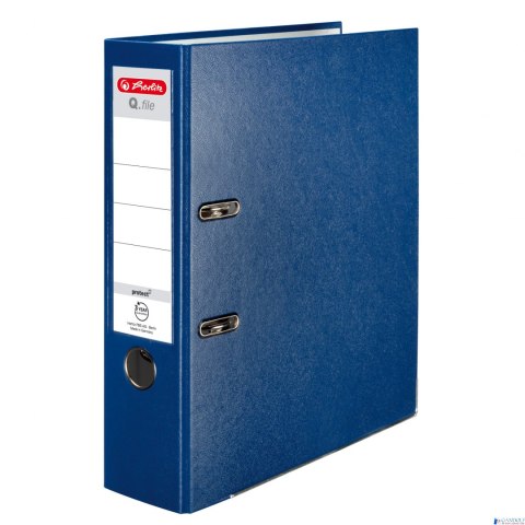 Segregator A4/80mm Q.FILE PP niebieski 11167418 Herlitz Segregator A4/80mm Q.FILE PP niebieski 11167418 Herlitz