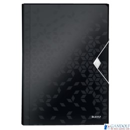 Teczka z 6 przegródkami PP Leitz WOW, czarna 45890095